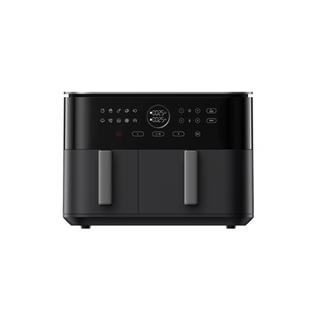 Friteuza Xiaomi BHR07SGEU, 2700W, 6.5 L + 3.5L, Afisaj digital, 9 programe, Negru