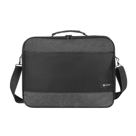 Geanta laptop Natec Impala 2, compatibilitate dimensiune laptop 15.6", 2 compartimente, material Polyester 600D, negru