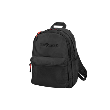 Rucsac laptop GENESIS PALLAD 200, compatibilitate dimensiuni laptop 14.1", total buzunare 6, capacitate 19 L, material Polyester 1680D, negru