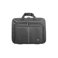 Geanta laptop Natec Doberman, compatibilitate dimensiune laptop 17.3", 2 compartimente, material Polyester 600D, negru