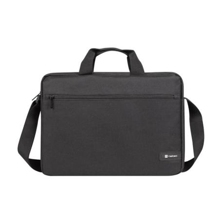 Geanta laptop Natec Wallaroo 2, compatibilitate dimensiune laptop 15.6", 1 compartiment, material Polyester 300D, negru