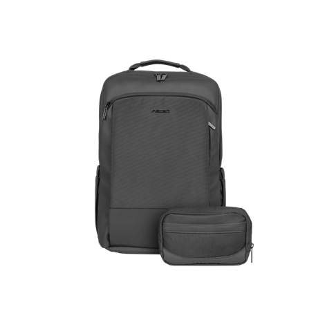 Rucsac laptop Natec Kudu Plus, compatibilitate dimensiune laptop 15.6", 2 compartimente, capacitate 16L, material Polyester 1680D, negru