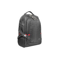 NATEC NTO-1703. Backpack type: Casual backpack, Product main colour: Black, Style: City. Width: 190 mm, Depth: 345 mm, Height: 465 mm. Material: Polyester
