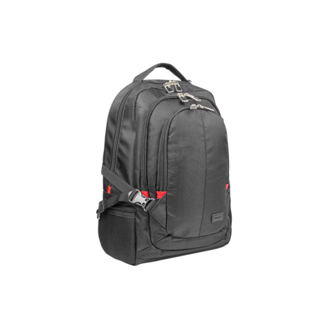 NATEC NTO-1703. Backpack type: Casual backpack, Product main colour: Black, Style: City. Width: 190 mm, Depth: 345 mm, Height: 465 mm. Material: Polyester