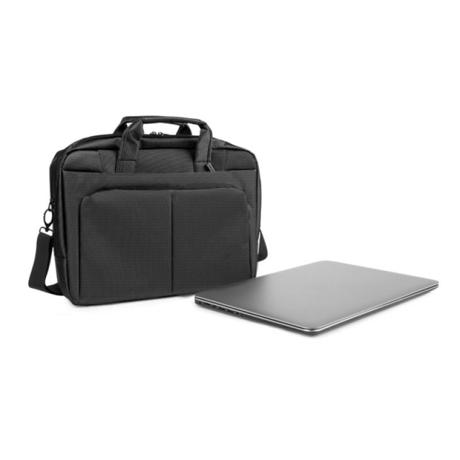 Geanta laptop Natec Gazelle, compatibilitate dimensiune laptop 13-14", 3 compartimente, material Polyester, negru