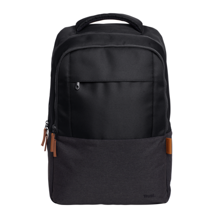 Rucsac laptop Trust Lisboa pentru laptop-uri cu diagonala de 16", material POM, RPET Polyester, RPET twill polyester, volum 23 L, negru