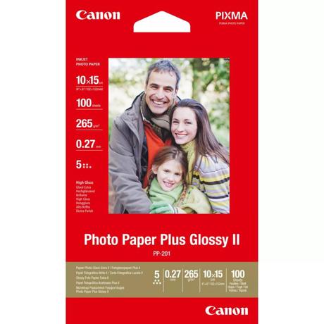 CANON PP-201S 10x15CM GLOSSY PHOTO PAPER, 265gsm