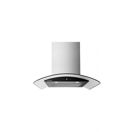 Hota Heinner HDCH-MD650GIX, Decorativa, 60 cm, Putere de absortie: 650 m3/h, 4 trepte de viteza, Filtru de aluminiu, lumina LED, Inox + sticla