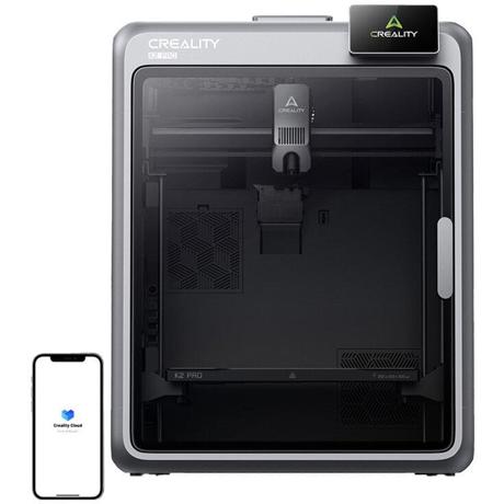 CREALITY K2 PRO FDM 3D PRINTER, Tehnologie: FDM, volum printare: 300 x 300 x 300mm, Dimensiuni produs: 445 × 477 × 573 mm, 23.7kg, Viteza printare: 600 mm/s, Accelerare: 20.000 mm/s, Temperatura duza max: 300 ° C, Motoare Step-Servo, Temperatura max platforma printare: 110 °C, Temperatura max