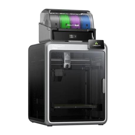 CREALITY K2 PRO Combo FDM 3D PRINTER, include un sistem CFS multi- filament, Suporta maxim 4 x CFS - 16 culori, Tehnologie: FDM, volum printare: 300 x 300 x 300mm, Dimensiuni produs: 445 × 477 × 573 mm, 23.7kg, Viteza printare: 600 mm/s, Accelerare: 20.000 mm/s, Temperatura duza max: 300 ° C
