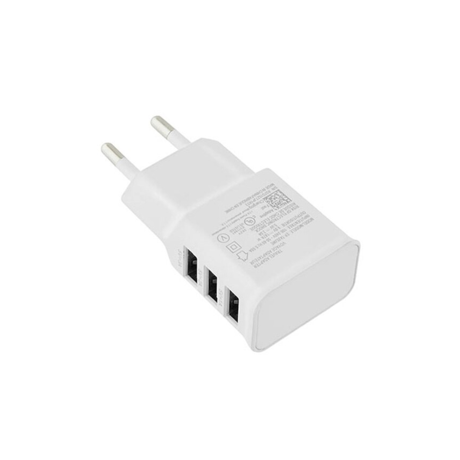 Network charger  Lamtech, 2.1A, 3xUSB, White PHA-9982017040532