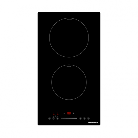 Plita incorporabila Heinner HBHI-M2ZBSTC, Inductie, 2 zone de gatit, Boost, Timer, 3500 W, Negru