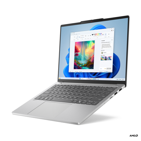 Laptop Lenovo IdeaPad Slim 5 13ARP10, 13.3" WUXGA (1920x1200) IPS 400nits Anti-glare, 100% sRGB, AMD Ryzen™ 5 7535HS (6C / 12T, 3.3 / 4.55GHz, 3MB L2 / 16MB L3), video Integrated AMD Radeon™ 660M Graphics, RAM 1x 16GB Soldered LPDDR5x-6400, SSD 1TB SSD M.2 2242 PCIe® 4.0x4 NVMe®, no ODD, microSD