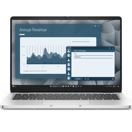 Laptop DELL PRO 14 Plus, 14", Non-Touch, FHD+ 1920 x 1200, 60Hz, IPS, Anti-Glare, 300 nit, 45% NTSC, FHD+IR Cam, Fingerprint Reader, Platinum silver color, metallic finish, AMD Ryzen(TM) AI 7 PRO 350 Processor (24 MB cache, 8 cores, 16 threads, up to 5.0 GHz, 50 TOPS NPU), AMD Radeon(TM) 860M