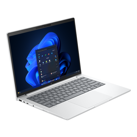 Laptop HP EliteBook 8 G1i, 14.0 inch WUXGA (1920x1200) LED UWVA Anti- Glare IR ISP+ 300 nits 60 Hz, Intel Core Ultra 5 225H 14-core (1.7GHz up to 4.9GHz, 18MB, 13 TOPS), video integrat Intel Graphics, RAM 16GB DDR5 5600Mhz (1x16GB), SSD 512GB PCIe NVMe, no ODD, Active SmartCard, Audio by Poly