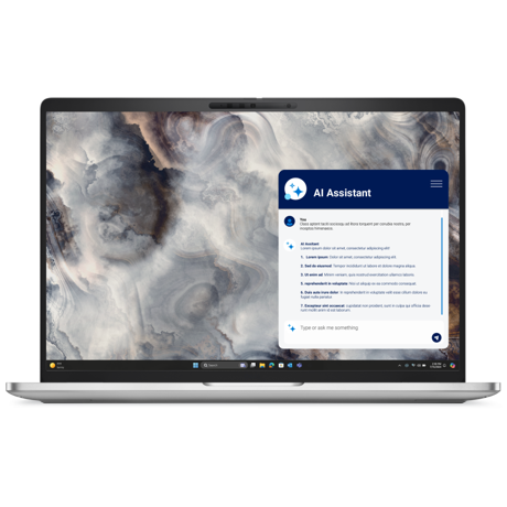 Laptop DELL PRO 16 Plus, 16", Non-Touch, FHD+, 300 nit, 45% NTSC, Anti- Glare, FHD+IR Cam, Fingerprint Reader only (No Smart Card Reader), Control Vault 3+, includes RJ-45, Intel(R) Core(TM) Ultra 7 265U vPro(R) (12 TOPS NPU, 12 cores, up to 5.3 GHz), Integrated Intel graphics, 16 GB: 1 x 16 GB