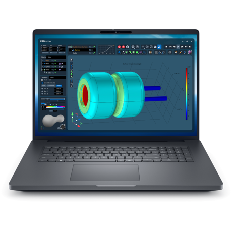 Dell Pro Max 18 Plus MB18250, 18" QHD+ LCD 2560x1600 with 500 nits, DCI- P3 100%, Non-Touch, WLAN, IR camera, Microphone, 8MP IR with USB Synapctics Camera, HDR with UPD ready, TNR5, Palmrest with Finger Print Reader + Smart Card + NFC + Control Vault 3+, ENERGY STAR Qualified, EPEAT 2018 Registered