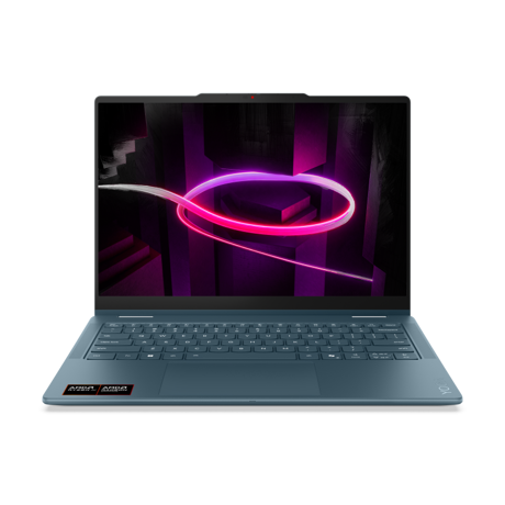Laptop Lenovo Yoga 7 2-in-1 14AGP11, 14" WUXGA (1920x1200) OLED 600nits (peak) / 400nits (typical) Glossy / Anti-fingerprint, 100% DCI-P3, 60Hz, Dolby Vision®, TÜV Low Blue Light, DisplayHDR™ True Black 500, Glass, Touch, AMD Ryzen™ AI 7 445 (6C / 12T, 2.0 / 4.6GHz, 6MB L2 / 8MB L3); Copilot+ PC