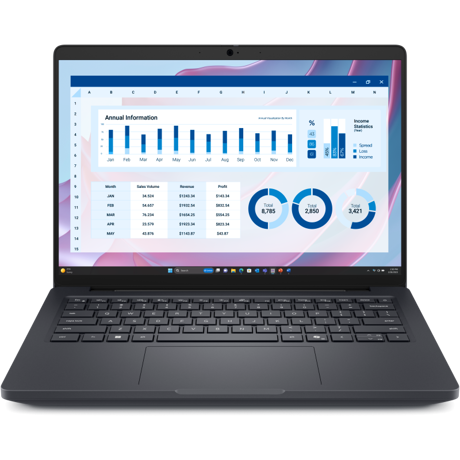 Laptop Business DELL Pro Max 14, cu procesor Ryzen AI 7 PRO 350, 14'' IPS, 16 GB LPDDR5x, 512 GB SSD, AMD Radeon 860M integrat, Windows 11 Pro
