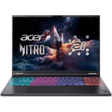 Laptop Gaming Acer Nitro 16S AI AN16S-61-R1MY, 16 inches (40.64 cm), Acer ComfyView™ WUXGA IPS 180Hz display with LED backlight and 100% sRGB (matt), -, 16:10,  AMD Ryzen™AI 7 350 processor, 2.0 GHz base clock (Up to 5.0 GHz max. performance clock rate), 16MB, 8 / 16, AMD Ryzen™ AI (bis zu 50 TOPS)