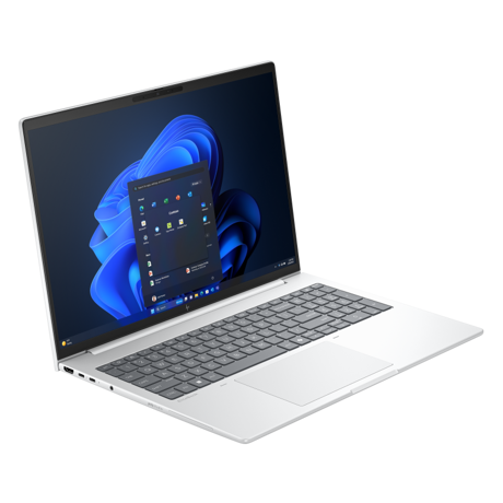 Laptop HP EliteBook 8 G1i, 16.0 inch WUXGA (1920x1200) Anti-Glare IR Sure View LBL 800 nits, Intel Core Ultra 7-255U 12-Core (2.0GHz, up to 5.2GHz, 12MB)- 12 TOPS, video integrat Intel Graphics, RAM 32GB DDR5 5600Mhz (1x32GB), SSD 1TB PCIe NVMe, no ODD, Audio by Poly Studio, două difuzoare stereo cu