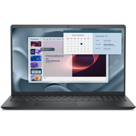 Dell Pro 15 Essential PV15250, 15.6 inch FHD (1920 x 1080) 120Hz 250 nits WVA Anti- Glare LED Backlit Narrow Border Display, Carbon Black Palmrest with Finger Print Reader, Carbon Black (Plastic), 13th Generation Intel(R) Core(TM) i7-1355U (10 cores, up to 5.00 GHz), Intel(R) UHD Graphics, 16 GB, 1