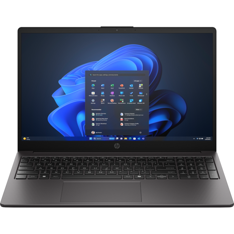 Laptop HP 250R G10, 15.6 inch FHD (1920x1080) Anti-Glare LED SVA Narrow Bazel uslim 250 nits, Intel Core 5-120U 10-Core (1.4GHz, up to 5.0GHz, 12MB), video integrat Intel Graphics, RAM 16GB DDR5 5200MHz (1x16GB), SSD 512GB PCIe NVMe, no ODD, Boxe stereo integrate, Webcam HD, WLAN Intel Wi-Fi 6 AX201