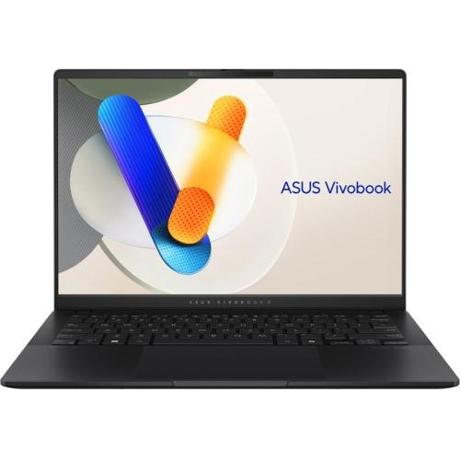 Laptop Asus Vivobook S14, M5406KA-QD072, 14.0-inch, WUXGA (1920 x1200)OLED 16:10 aspect ratio, AMD AI 7 350, 24GB LPDDR5X on board, 1TBM.2NVMe™ PCIe® 4.0 SSD, 60Hz refresh rate, 400nits, Glossy display ,FHDcamera with IR function to support Windows Hello,With privacy shutter,Wi-Fi 6E(802.11ax) (Dual