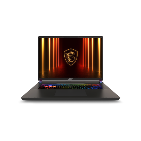 Laptop MSI Gaming Vector 17 HX AI A2XWJG-207XRO, 17" QHD+ (2560x1600), 240Hz, IPS-Level, Intel® Core™ Ultra 9 processor 275HX with Intel® AI Boost (NPU), 24 cores (8 P-cores + 16 E-cores), 24 thread, 40MB cache, Max Turbo Frequency 5.4 GHz, video dedicat NVIDIA® GeForce RTX™ 5090 24GB GDDR7 Laptop