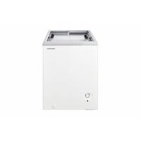 Lada frigorifica cu capac glisant din sticla Heinner HSF-M84WHC