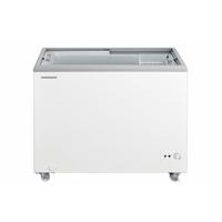 Lada frigorifica cu capac glisant din sticla Heinner HSF-M255WHC