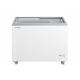 Lada frigorifica cu capac glisant din sticla Heinner HSF-M255WHC