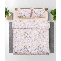 Lenjerie dubla 100% bumbac,4 piese, Alma