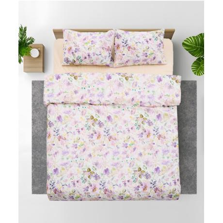 Lenjerie dubla 100% bumbac,4 piese, Alma