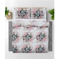 Lenjerie dubla 100% bumbac,4 piese, Vera