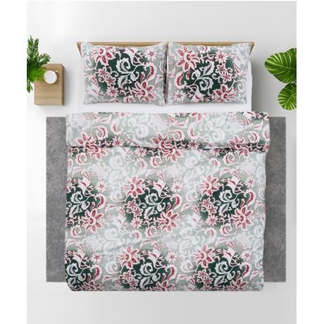 Lenjerie dubla 100% bumbac,4 piese, Vera