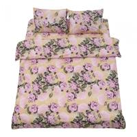 Set de pat king size bumbac,92 gsm,Peony