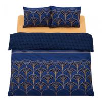 Lenjerie kingsize, bumbac,132 TC, Wave