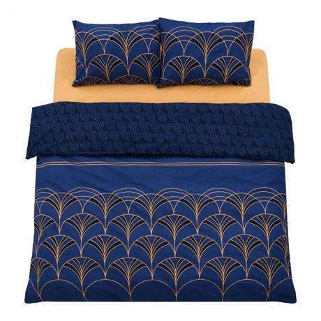 Lenjerie kingsize, bumbac,132 TC, Wave