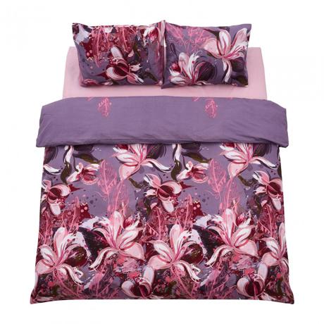 Lenjerie kingsize bumbac,132 TC,Magnolia