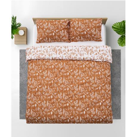 Lenjerie dubla 100% bumbac,4 piese, Meng