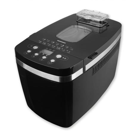 Cuptor de paine Heinner HBM-D850BK2P, 14 programe, control digital, 2 palete, Timer, Negru
