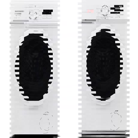 Masina de spalat rufe slim Heinner HWM-M9014SMA+++, 9 kg, 1400 rpm, Clasa energetica A, 15 programe, Display digital, Ad. 49.5 cm, Alb