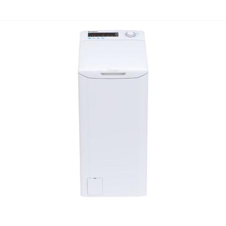 Masina de spalat rufe verticala CSTG 285TME/1-S TL, 8.5 kg, 1200 rpm, motor Inverter, clasa B, Mix Power Systems, Gentle Touch Opening, Alb