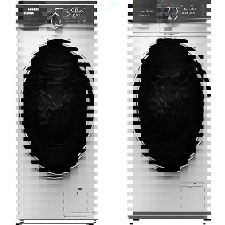 Masina de spalat rufe cu uscator Heinner HWDM-M1014IVKB, Capacitate spalare; 10 kg, Capacitate uscare: 7 kg, 1400 RPM, Motor inverter, Clasa energetica: B/D, Touch Control, Display LED, Alb