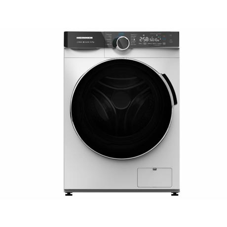 Masina de spalat rufe cu uscator Heinner HWDM-M1014IVKB, Capacitate spalare; 10 kg, Capacitate uscare: 7 kg, 1400 RPM, Motor inverter, Clasa energetica: B/D, Touch Control, Display LED, Alb