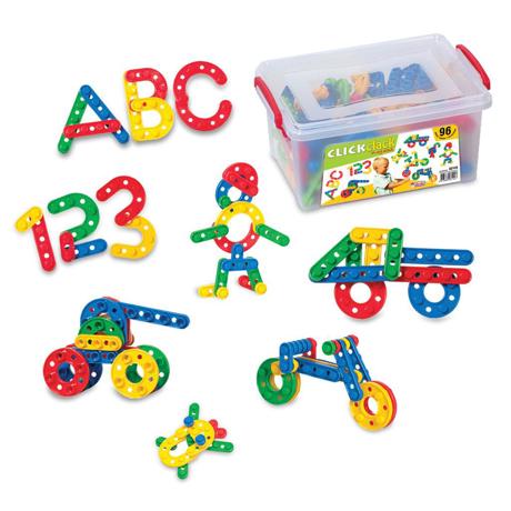 SET CONSTR. PUZZLE CLICK CLICK, 96 PCS