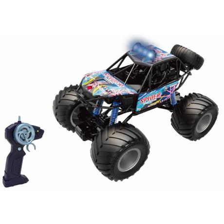 MASINUTA CU TELECOMANDA BIG FOOT, SCARA 1/10, 44CM, ALBASTRU