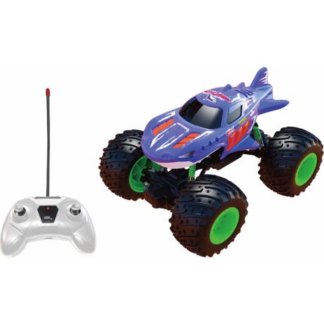 MASINUTA CU TELECOMANDA TIP CAMION BEAST RUNNERS, SCARA 1/24, 21CM, MOV