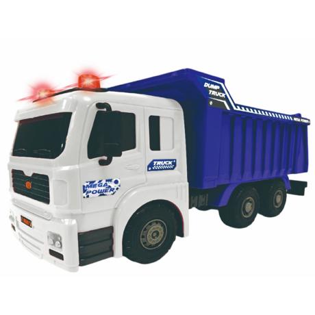 VEHICULE CU LUMINI, SUNETE SI FRICTIUNE, SCARA 1/6, BASCULANTA MOV